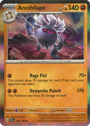 Annihilape 109/198 - SV01 Scarlet & Violet Base Set Holofoil Main image