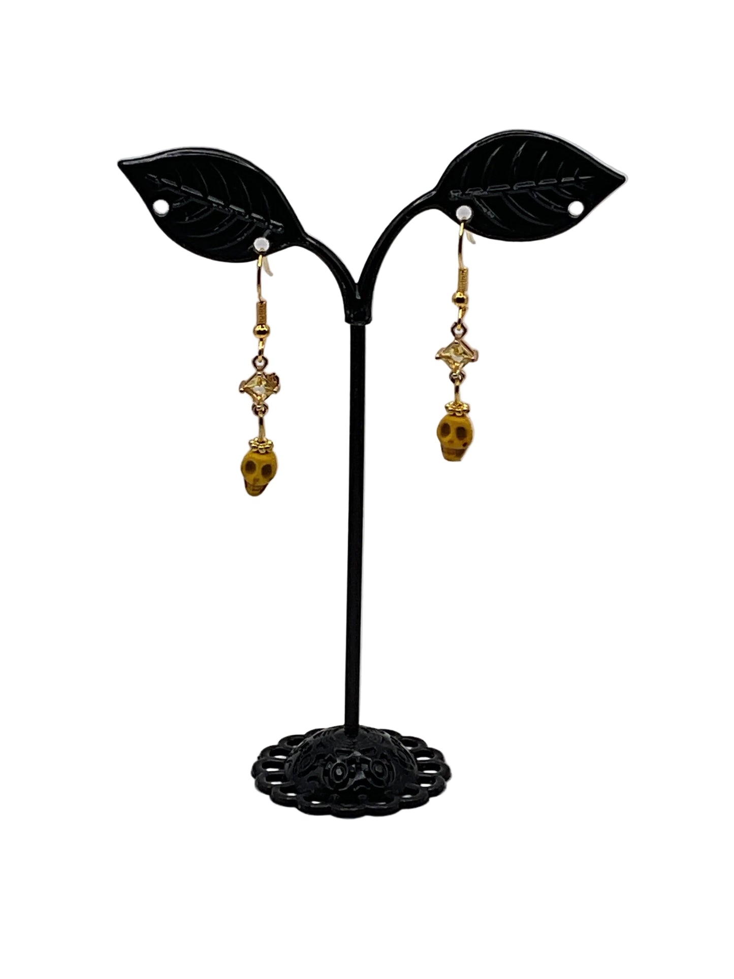 Colorful Tiny Skull Earrings