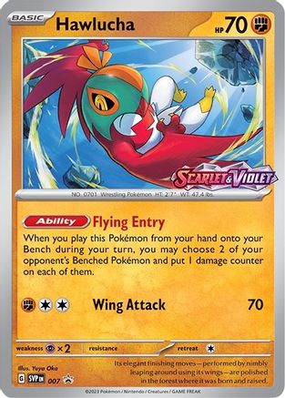 Hawlucha 007 - SV Scarlet & Violet Promo Cards - Holofoil