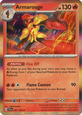 Armarouge 041/198 - SV01 Scarlet & Violet Base Set Holofoil Main image