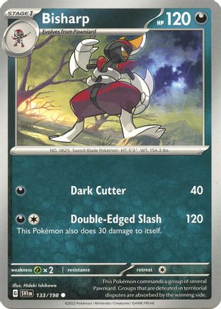 Bisharp 133/198 - SV01 Scarlet & Violet Base Set Reverse Holofoil Main image