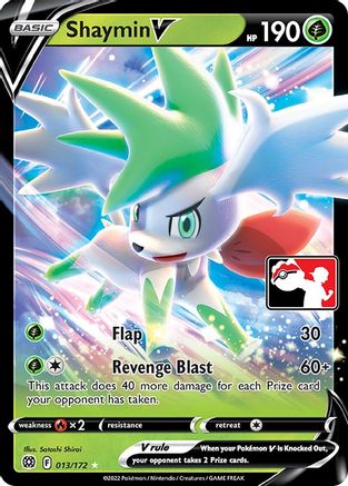 Shaymin V 013 - Prize Pack Series Cards Holofoil
