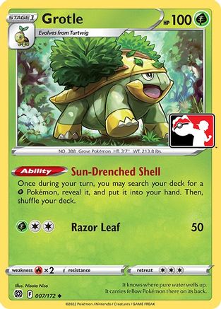 Grotle 007/172 - Prize Pack Series Cards