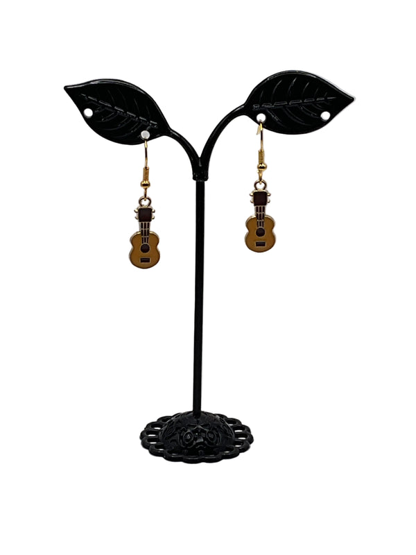 Musical instruments and note earrings