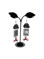 Rock Paper Scissor Earrings