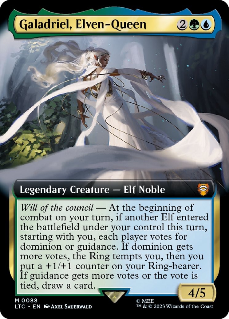 Galadriel, Elven-Queen (LTC-088) - Tales of Middle-earth Commander: (Extended Art)