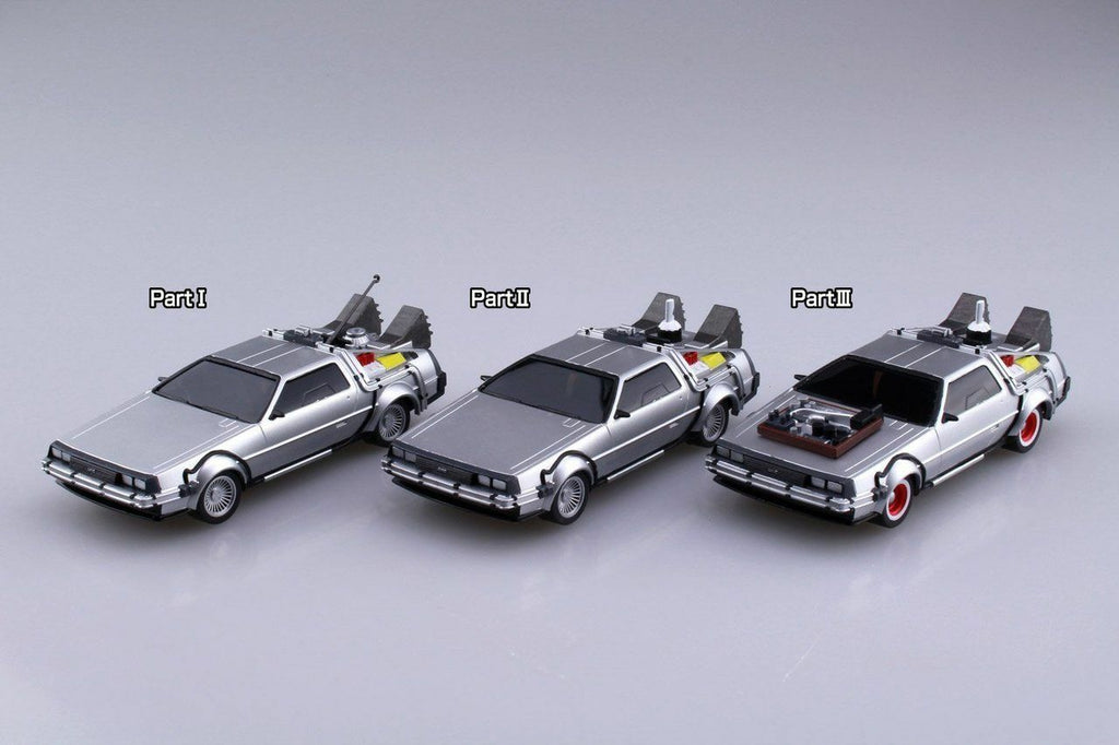 1/43 BACK TO THE FUTURE 1/43 Pullback DELOREAN from PART II Model Kit Figure - Collectors World Toys