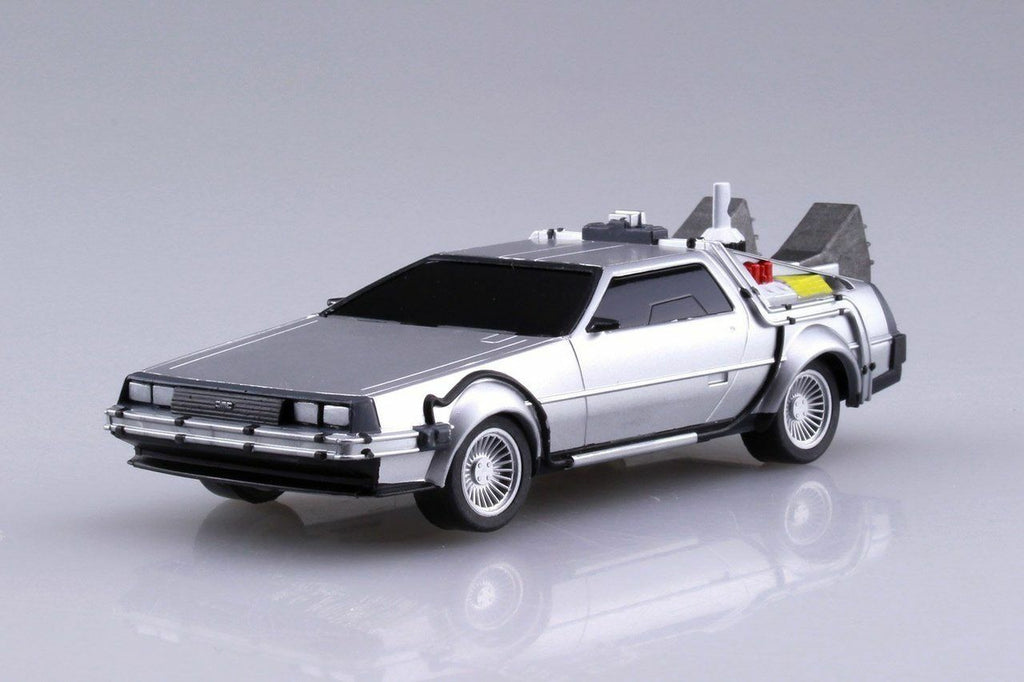 1/43 BACK TO THE FUTURE 1/43 Pullback DELOREAN from PART II Model Kit Figure - Collectors World Toys