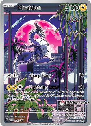 Miraidon (Pokemon Center Exclusive) 013 - SV Scarlet & Violet Promo Cards Holofoil Main image