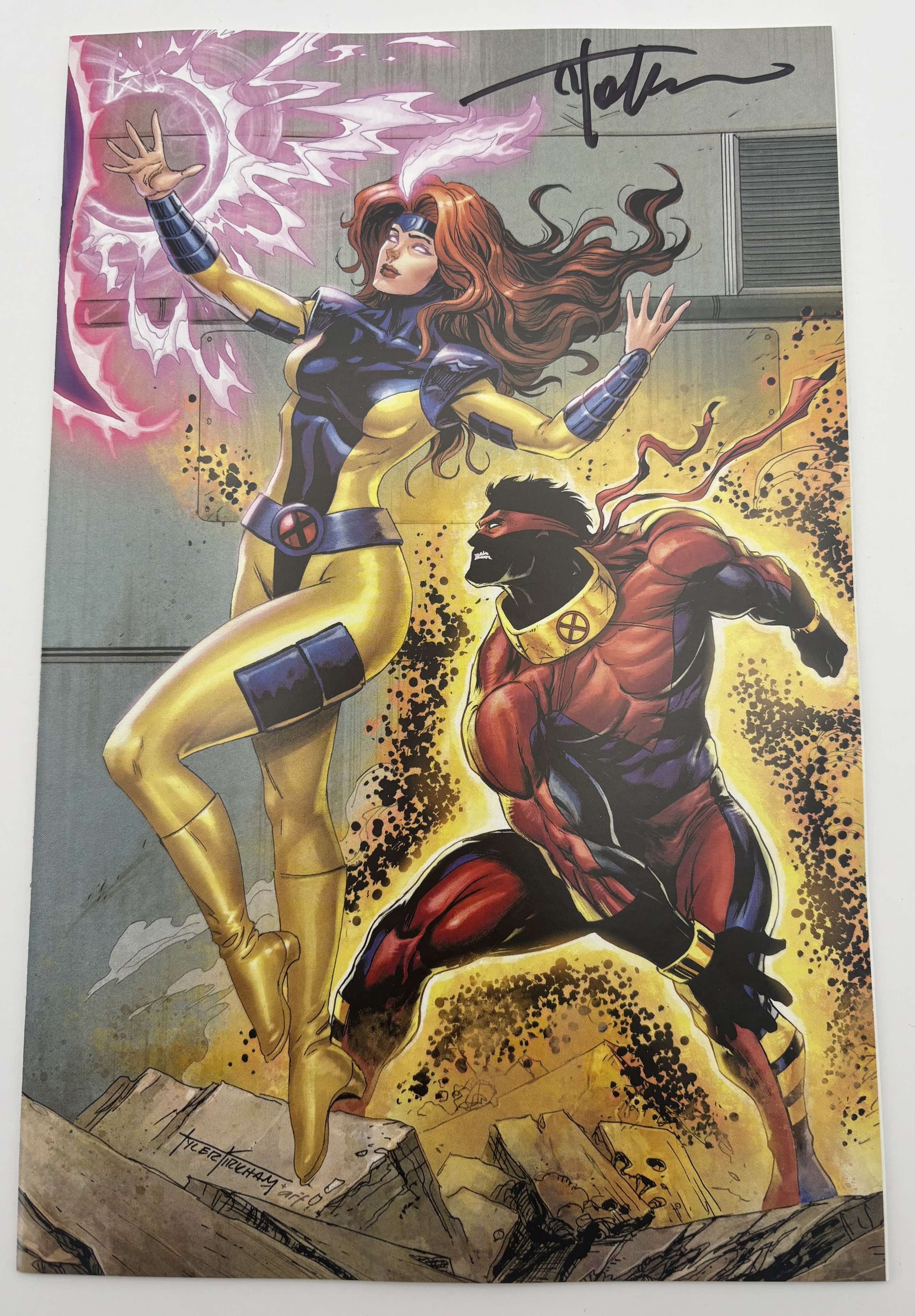 [Signed by Tyler Kirkham] X-Men #9 Unknown Comics Tyler Kirkham Exclusive Virgin Var [IN STOCK] - Collectors World Toys Main image