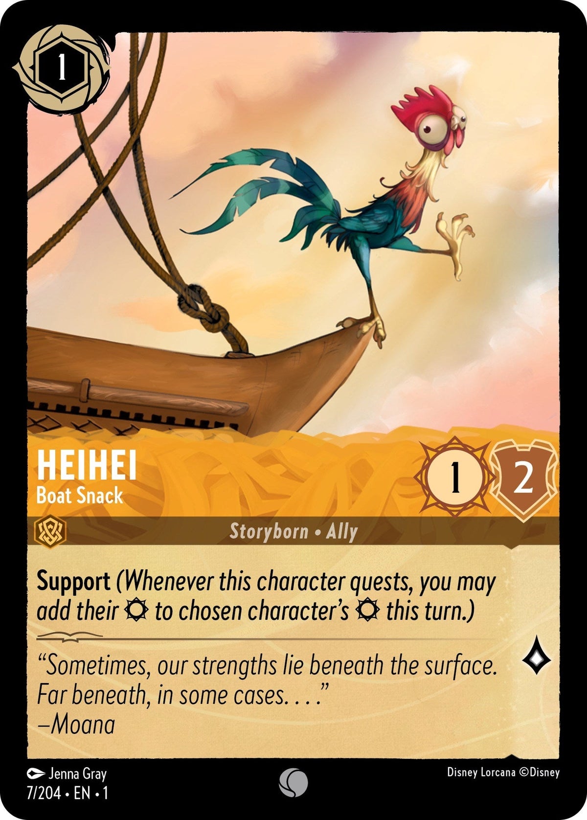 Heihei - Boat Snack (7/204) - The First Chapter