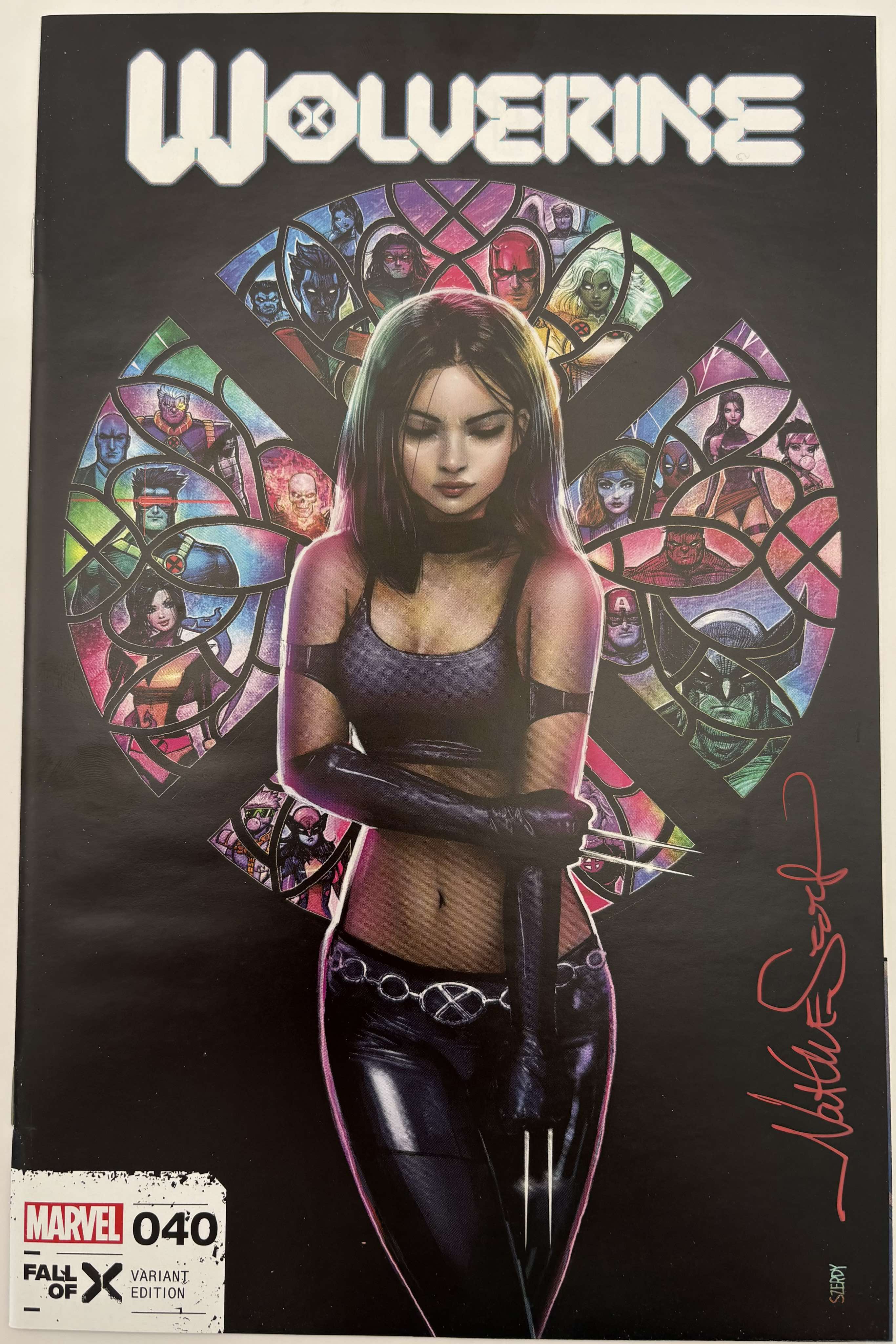 [Signed by Nathan Szerdy] WOLVERINE #40 [FALL] UNKNOWN COMICS NATHAN SZERDY EXCLUSIVE VAR [IN STOCK] - Collectors World Toys Main image
