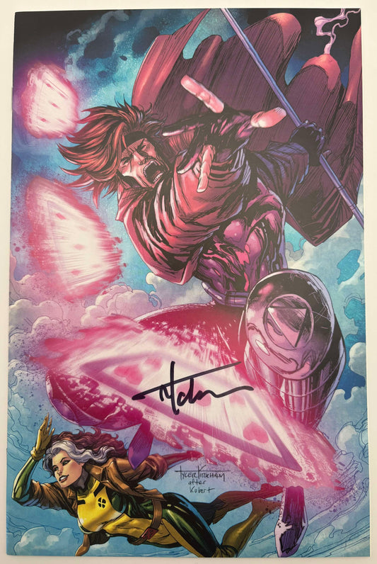 [Signed by Tyler Kirkham] UNCANNY X-MEN #266 FACSIMILE EDITION UNKNOWN COMICS TYLER KIRKHAM VIRGIN VAR [IN STOCK] - Collectors World Toys