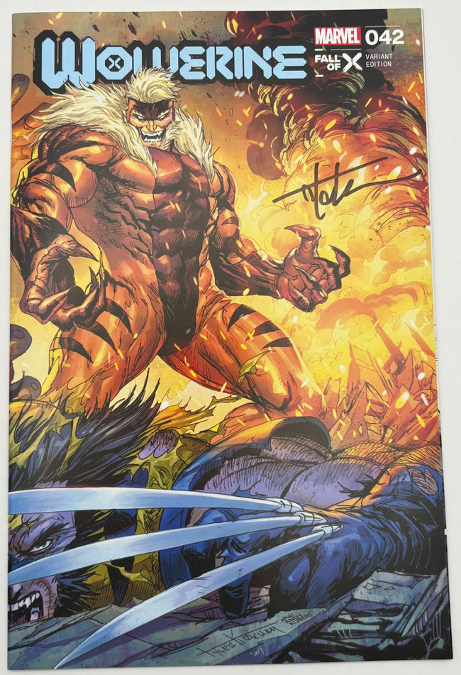 [Signed by Tyler Kirkham] WOLVERINE #42 UNKNOWN COMICS TYLER KIRKHAM EXCLUSIVE VAR [IN STOCK] - Collectors World Toys Hover Image