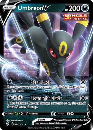 Umbreon V (Non-Holo) 094/203 - Deck Exclusives