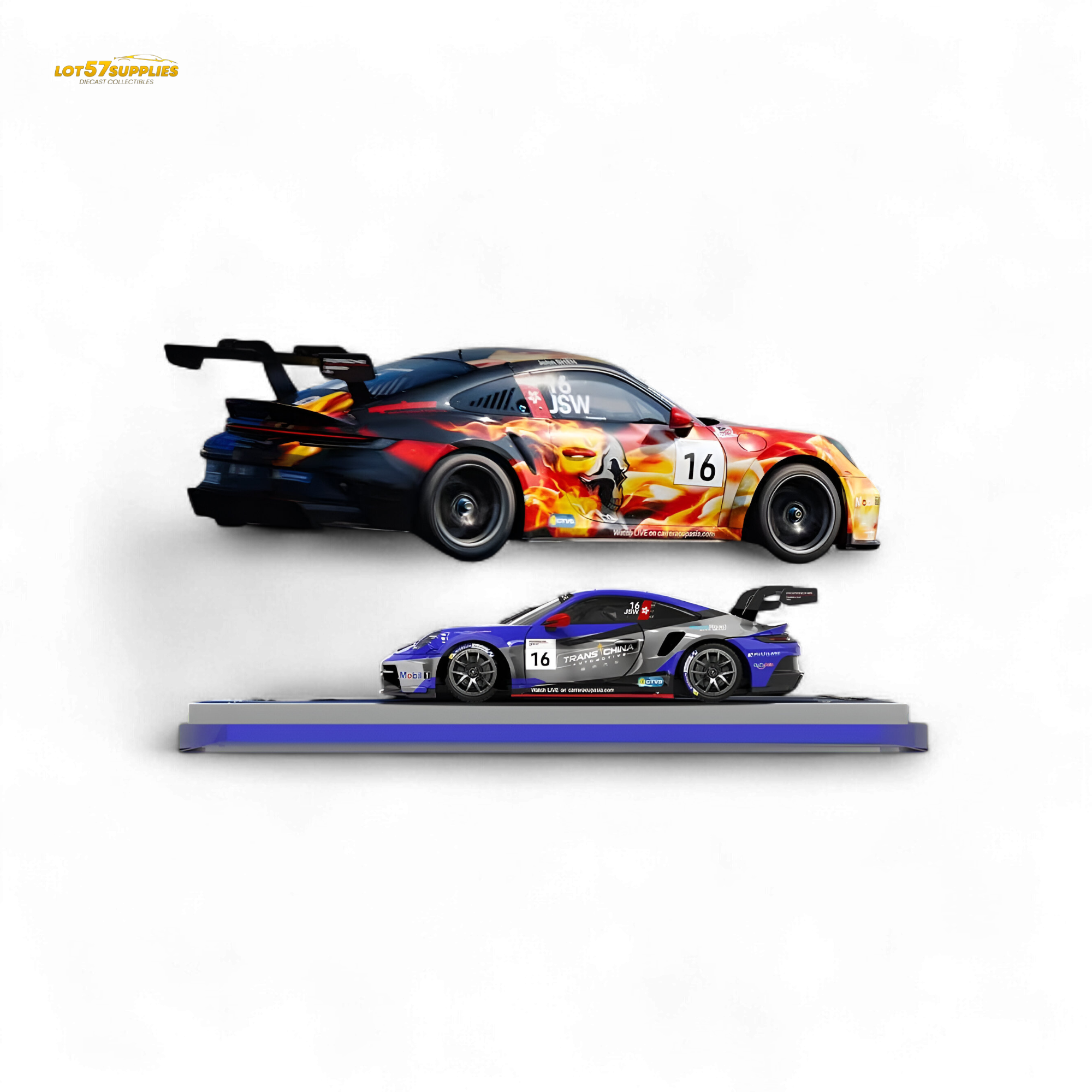 Modernart Porsche 911 GT3 Carrera Cup Asia Masters #16 - Ordinary 1:64