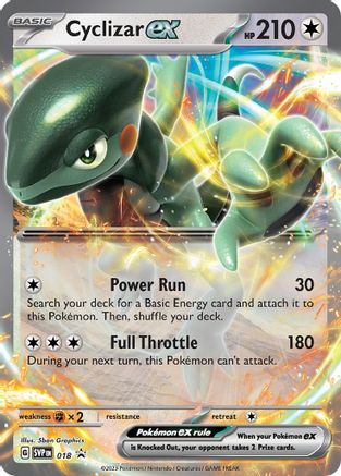 Cyclizar ex 018 - SV Scarlet & Violet Promo Cards Holofoil