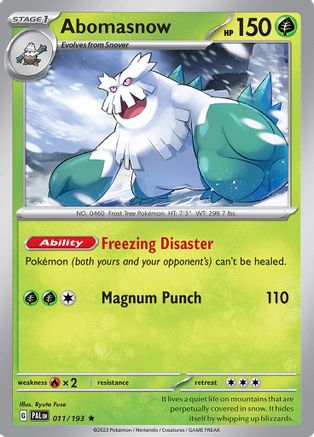 Abomasnow 011/193 - SV02 Paldea Evolved Holofoil Main image