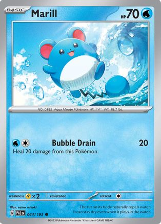 Marill 044/193 - SV02 Paldea Evolved