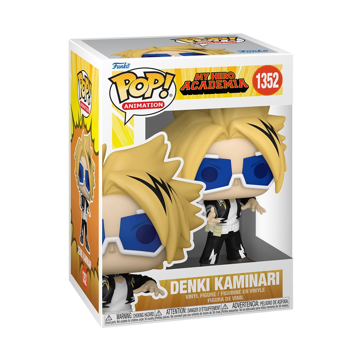 My Hero Academia Denki Kaminari Funko Pop! Vinyl Figure #1352 Secondary image