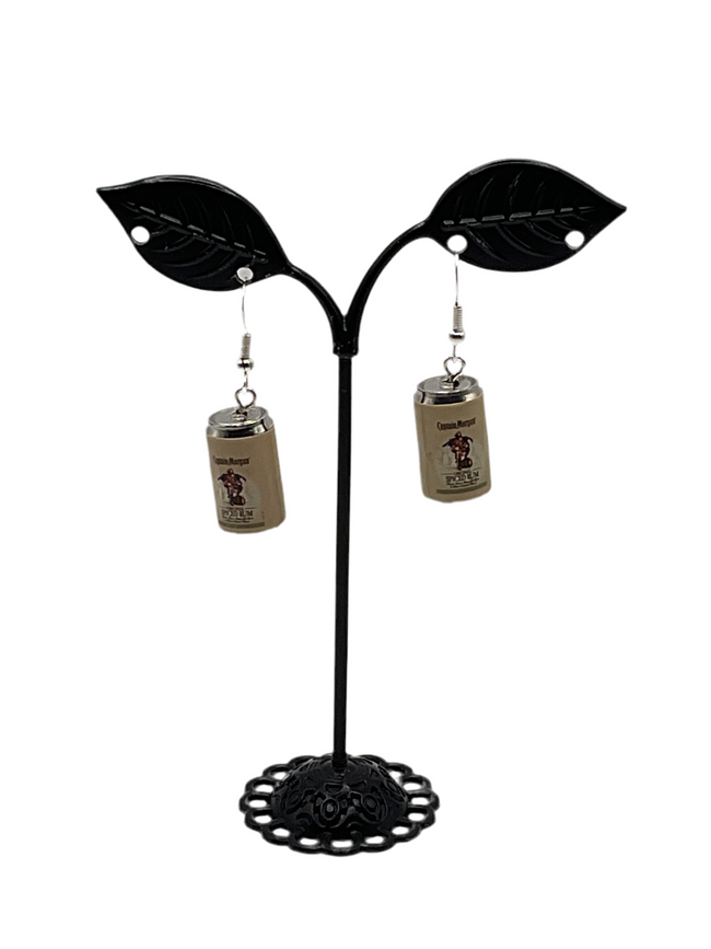 Captain Morgan rum earrings Hover Image