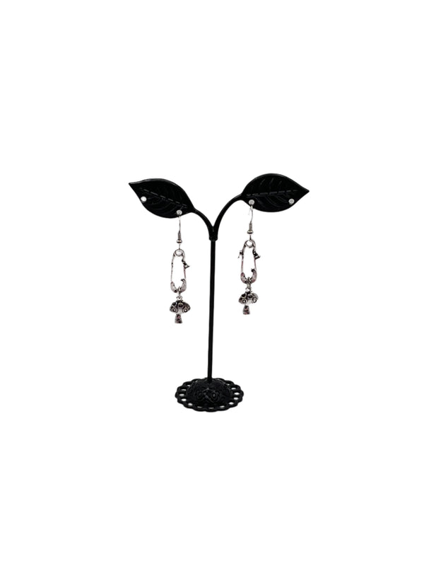 Baby Pin with Mushroom Earrings