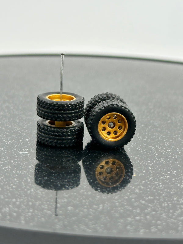 Rubber Wheels for Diecast Scale 1/64