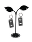 Cinder block earrings