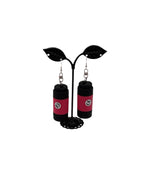 Led flash light earrings