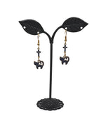Kitties,Crosses and Crystal Earrings