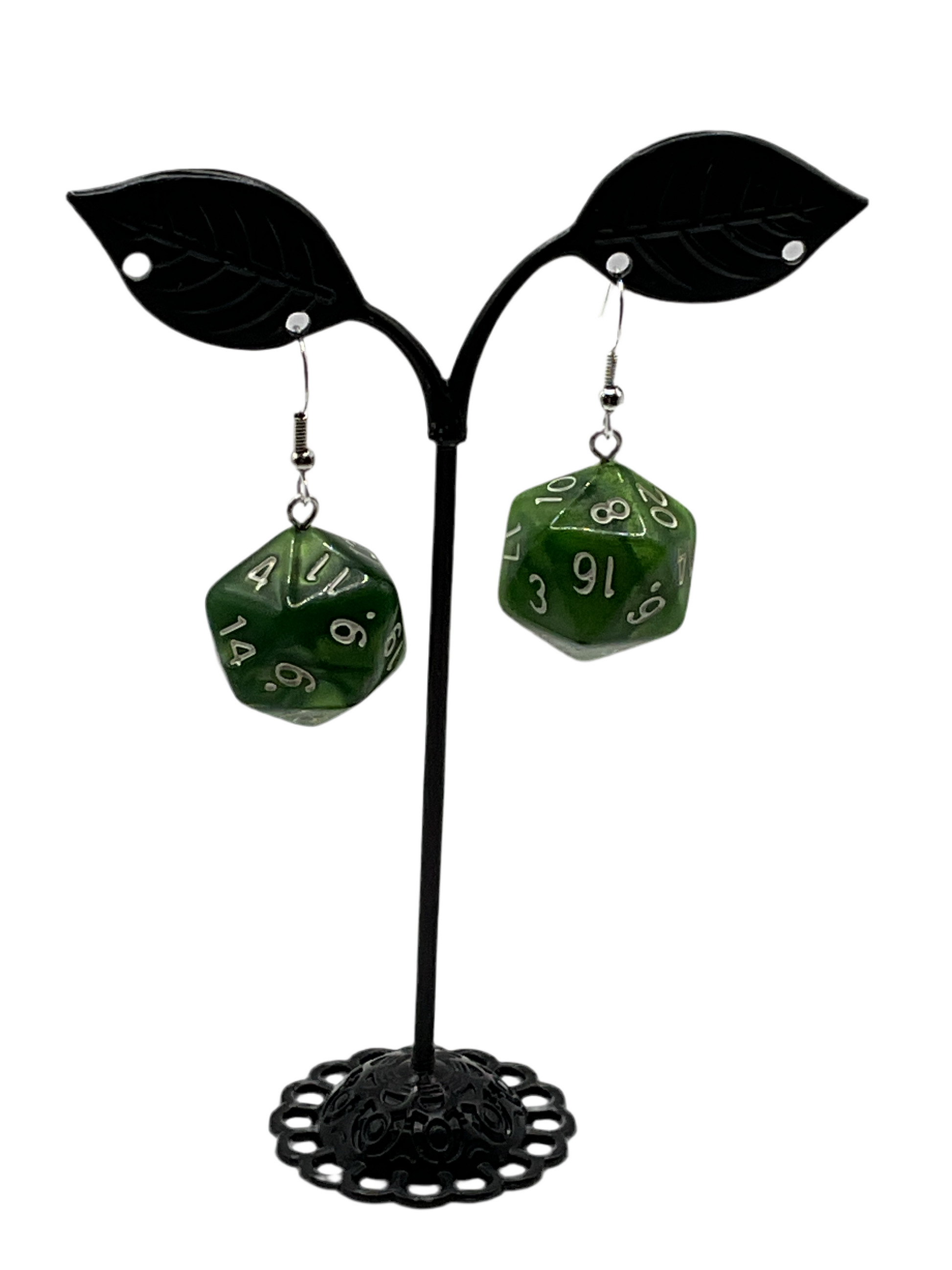 D20 Colorful Dice Earrings