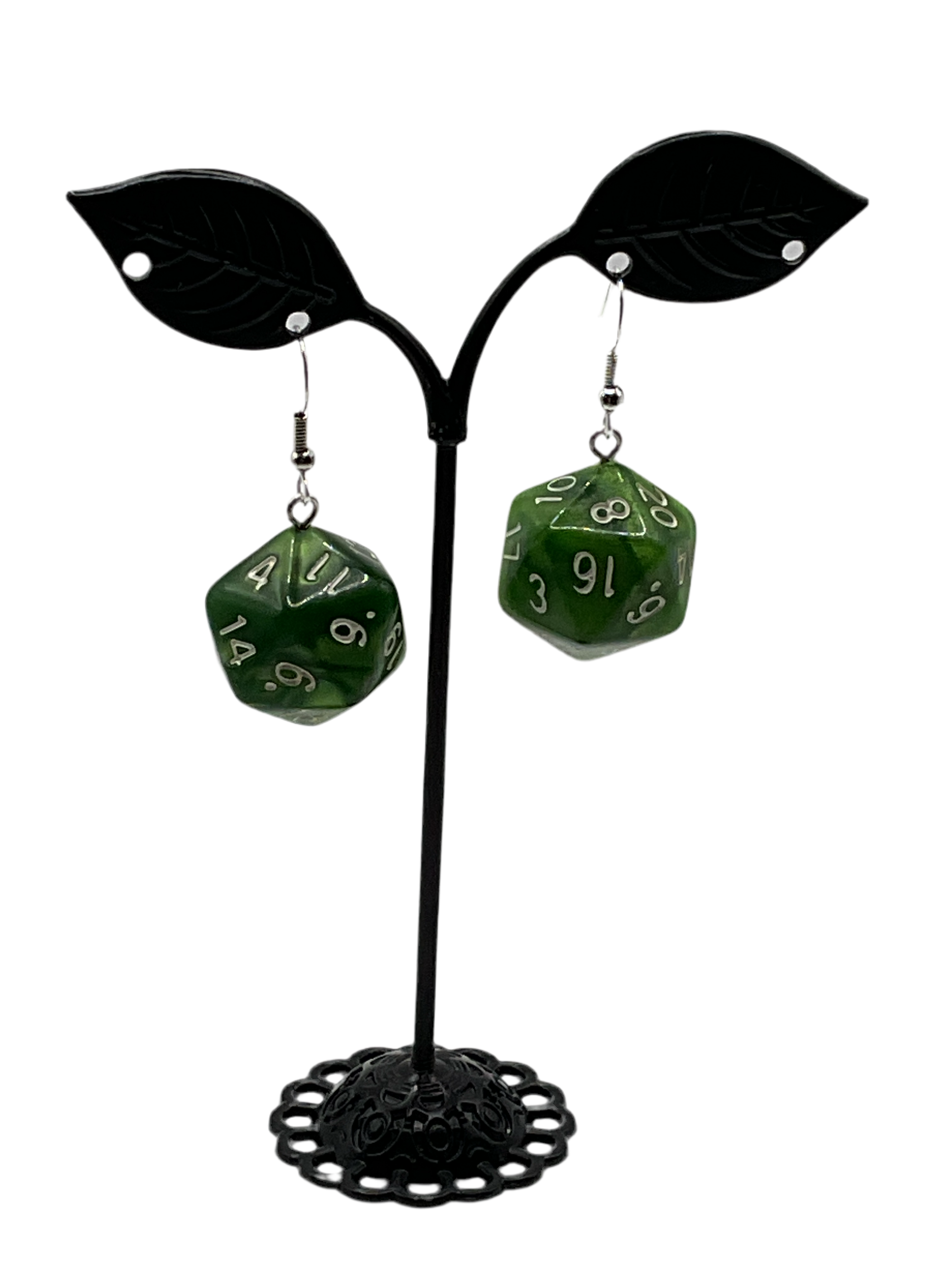 D20  Colorful Dice Earrings
