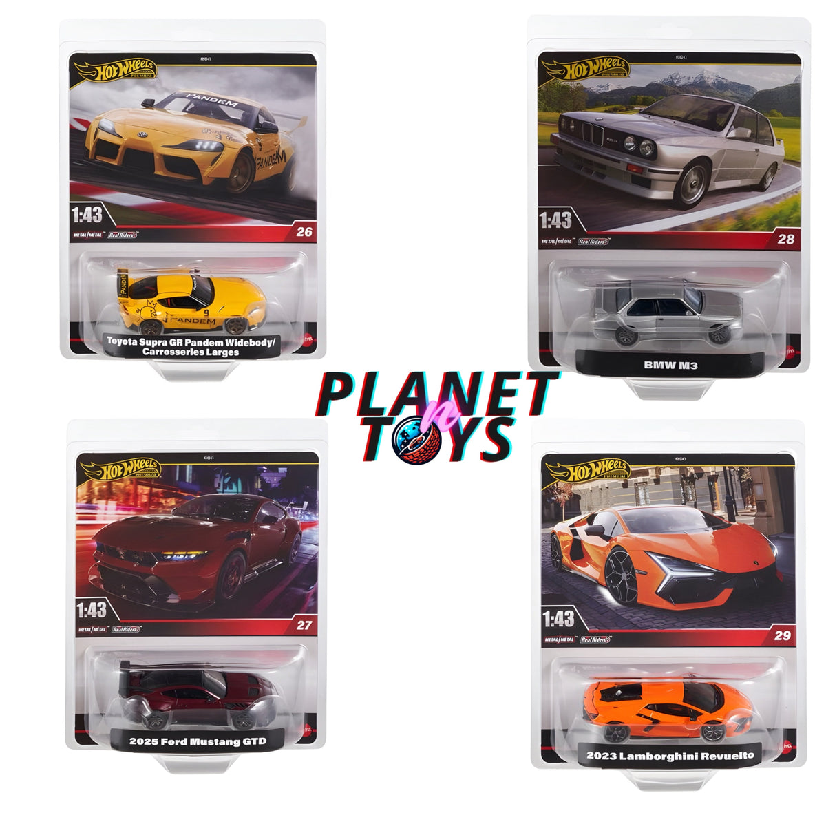 Hot Wheels Premium 1/43 Car Culture 1:43 Scale Assorted
