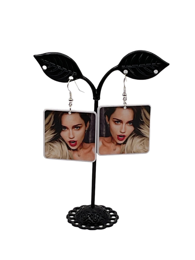 Pop Singer Earrings Hover Image