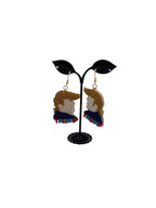 Trump beaded earrings