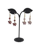 Kitties,Crosses and Crystal Earrings