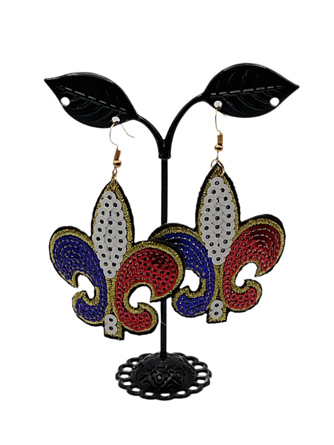 Sequin earrings Hover Image