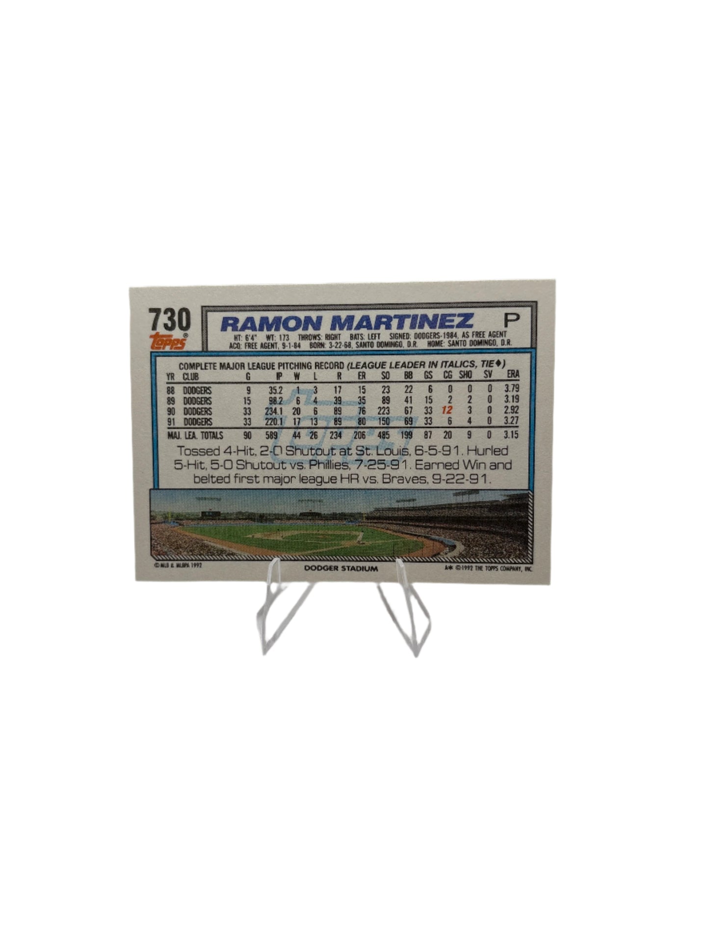 Topps Ramon Martinez