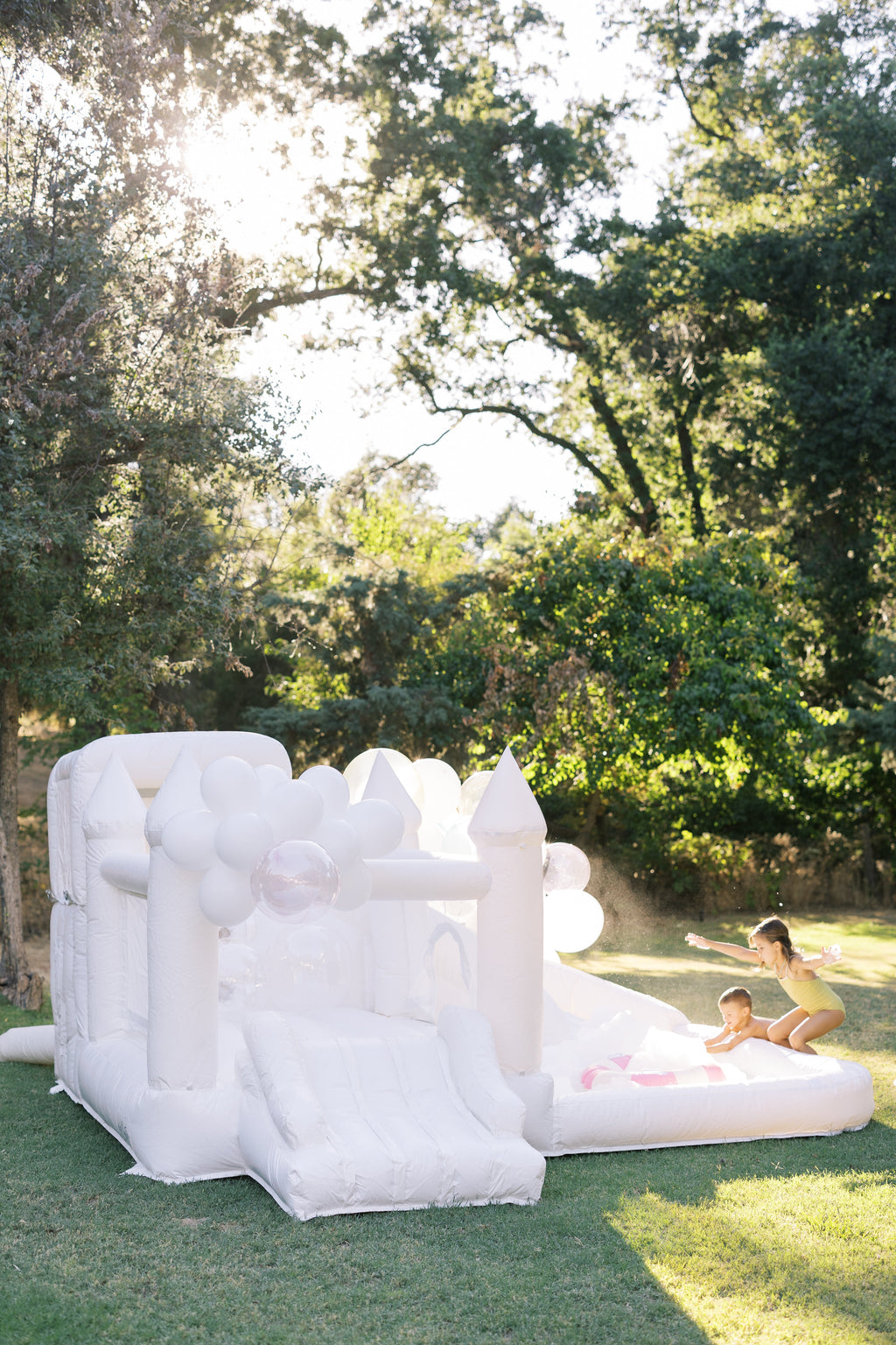 Mini Ella - White COMBO Bounce and Splash Water Slide - Collectors World Toys