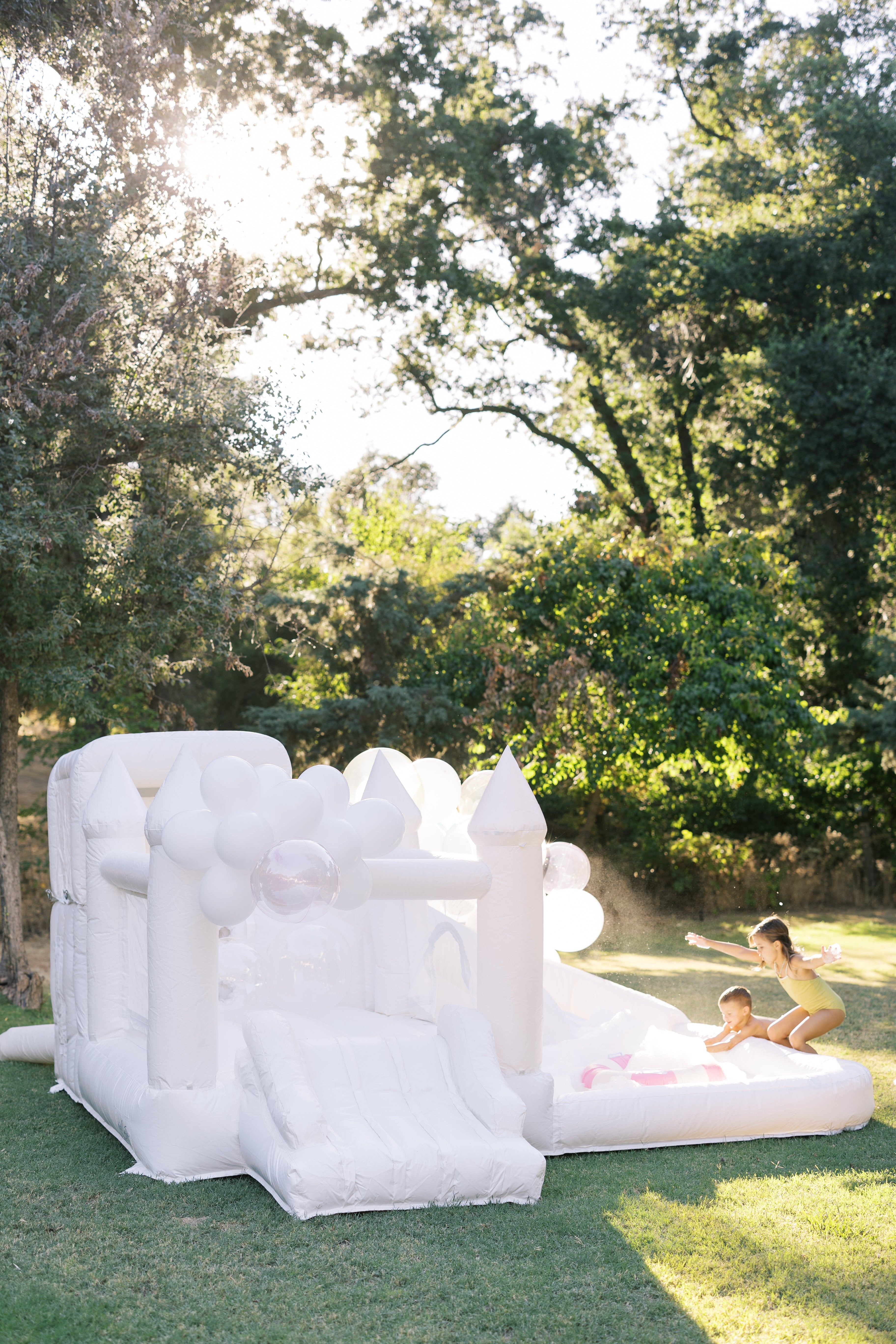 Mini Ella - White COMBO Bounce and Splash Water Slide - Collectors World Toys