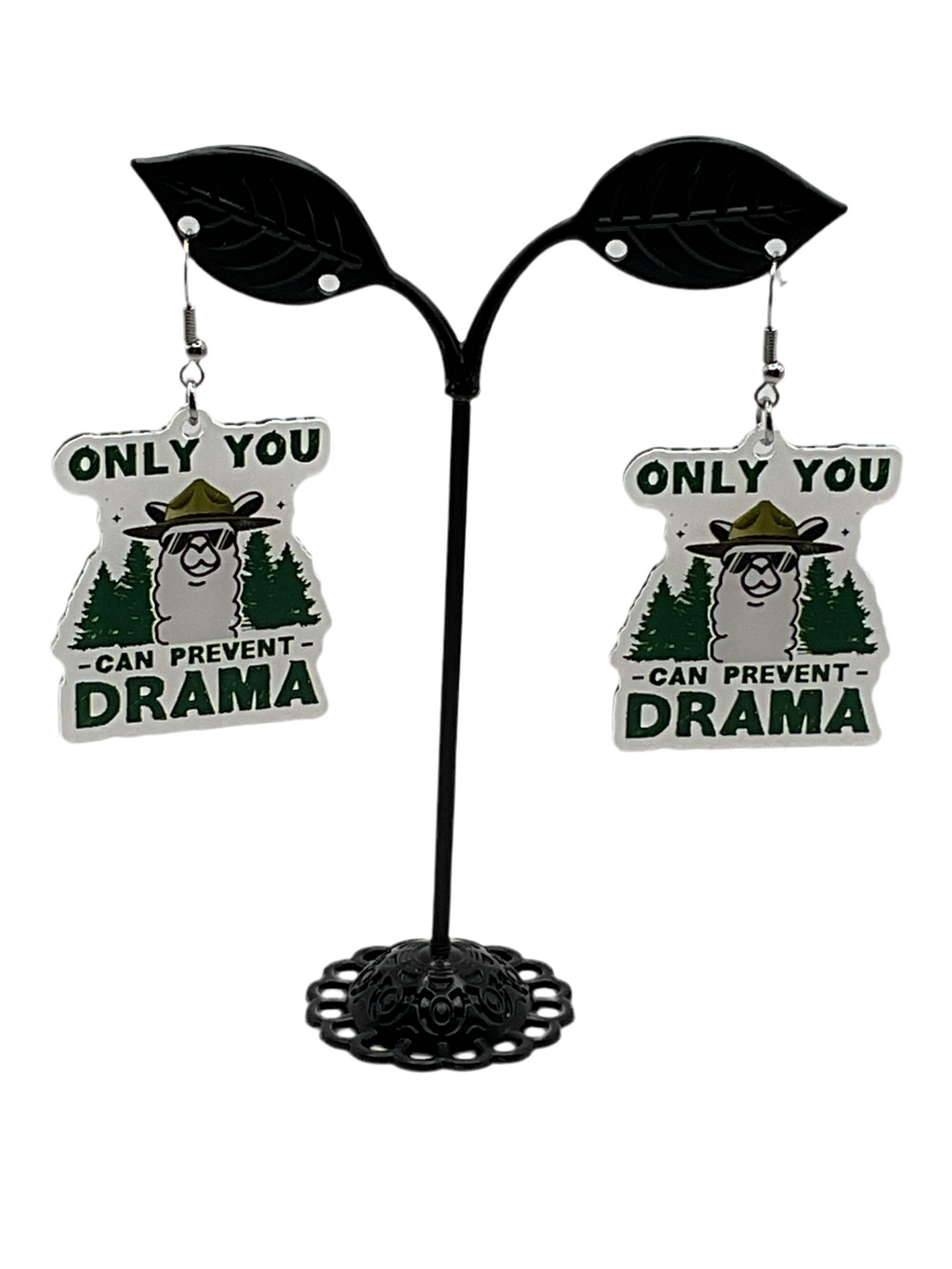 Drama llama earrings