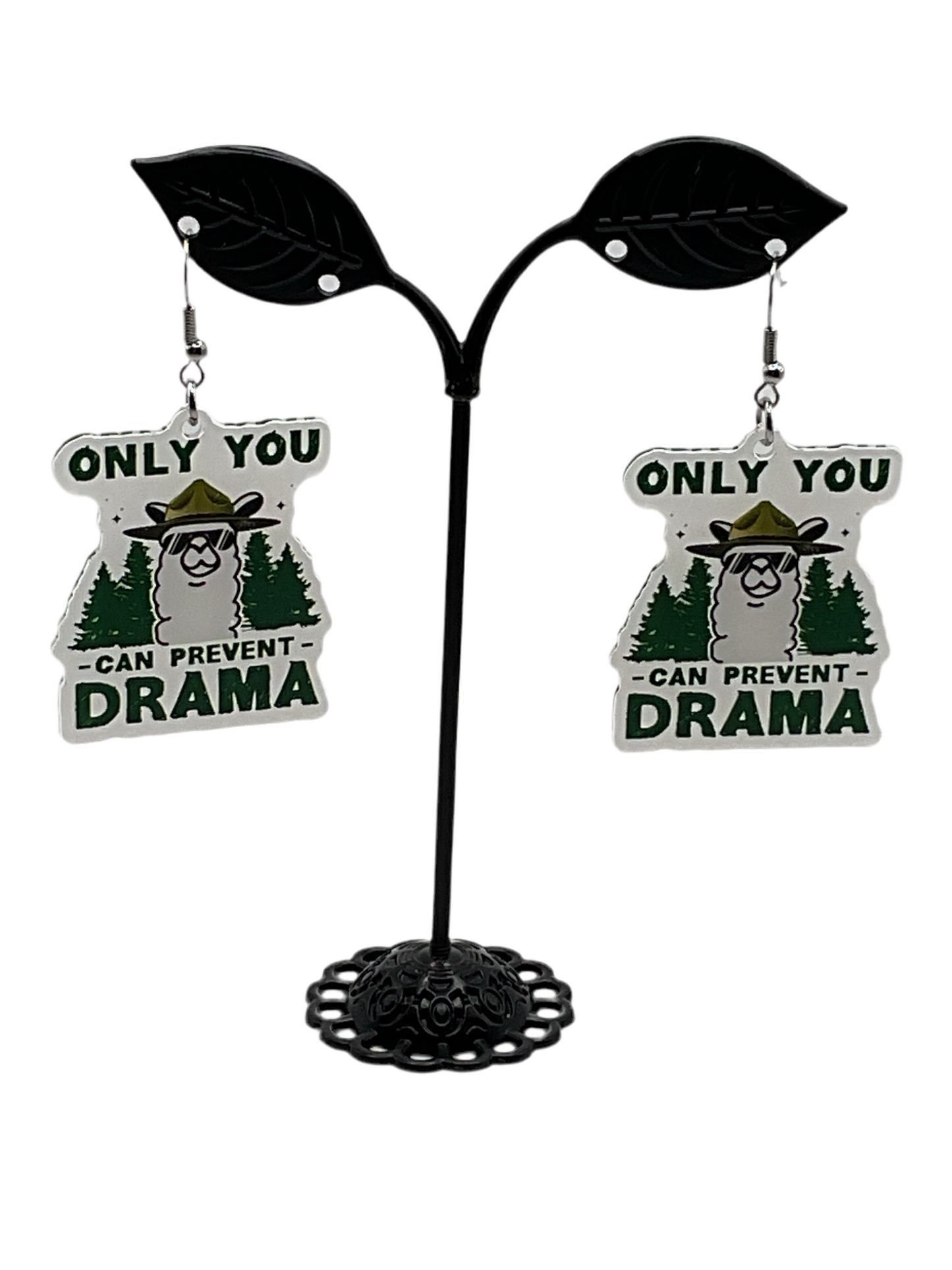 Drama llama earrings