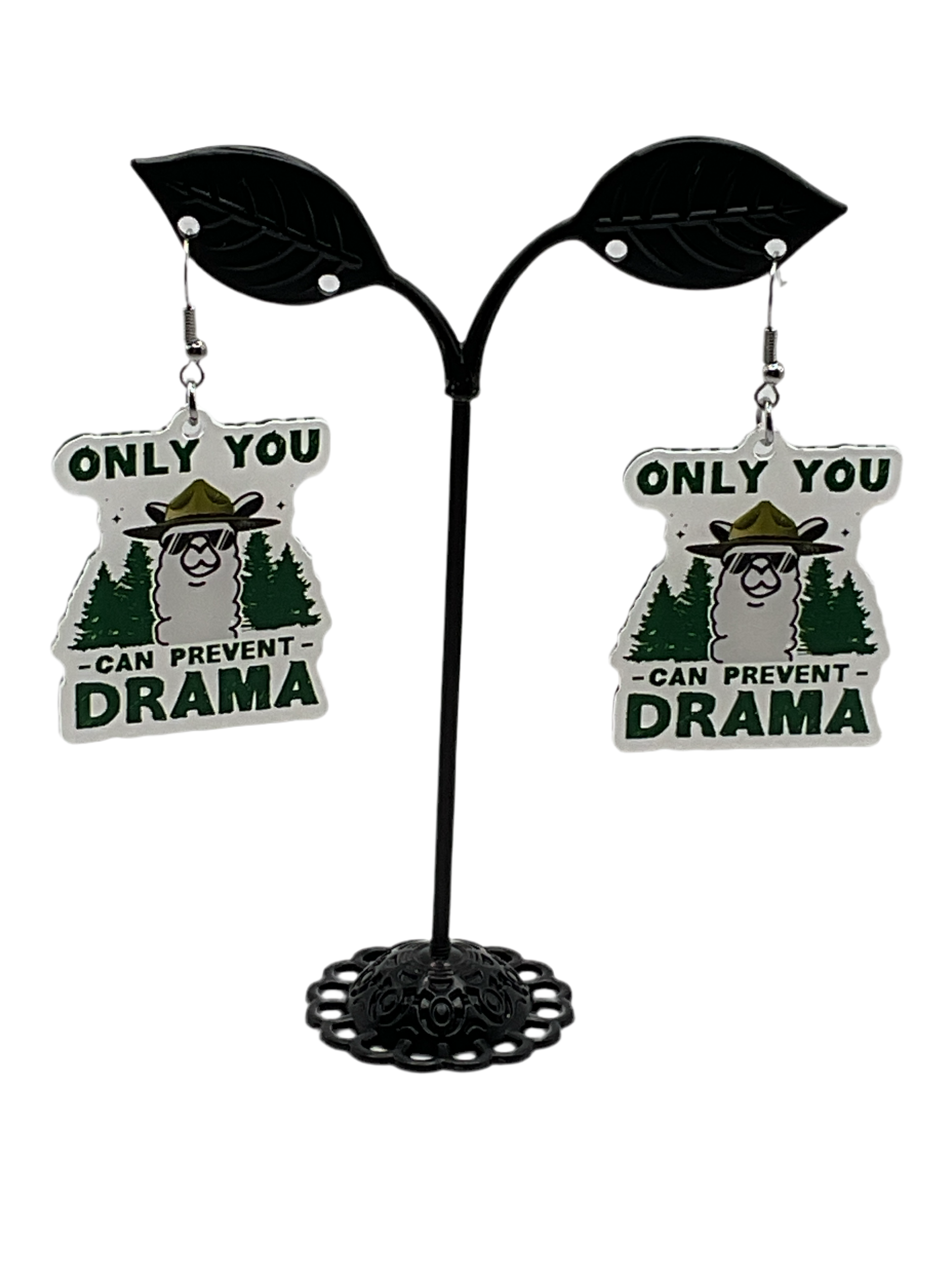 Drama llama earrings
