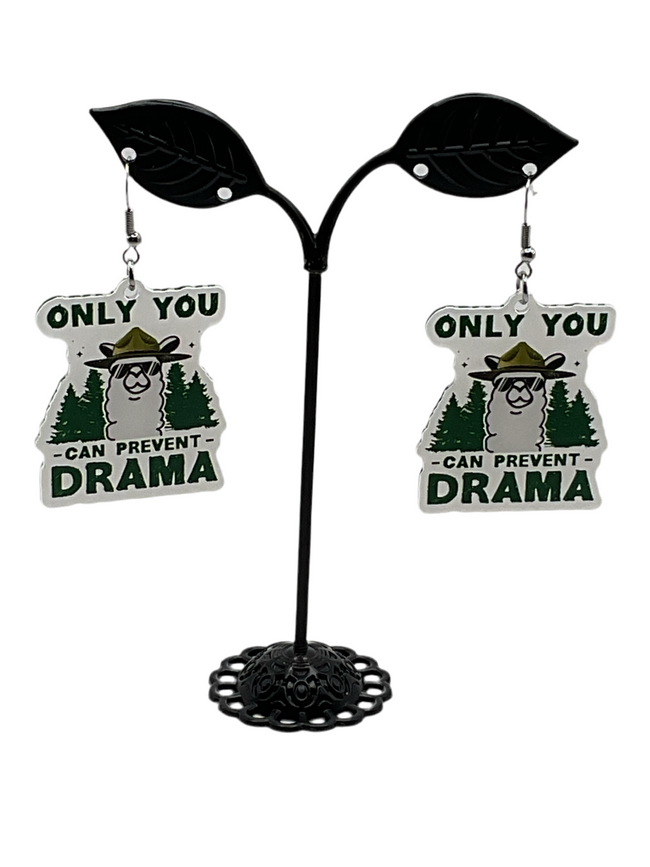 Drama llama earrings Hover Image