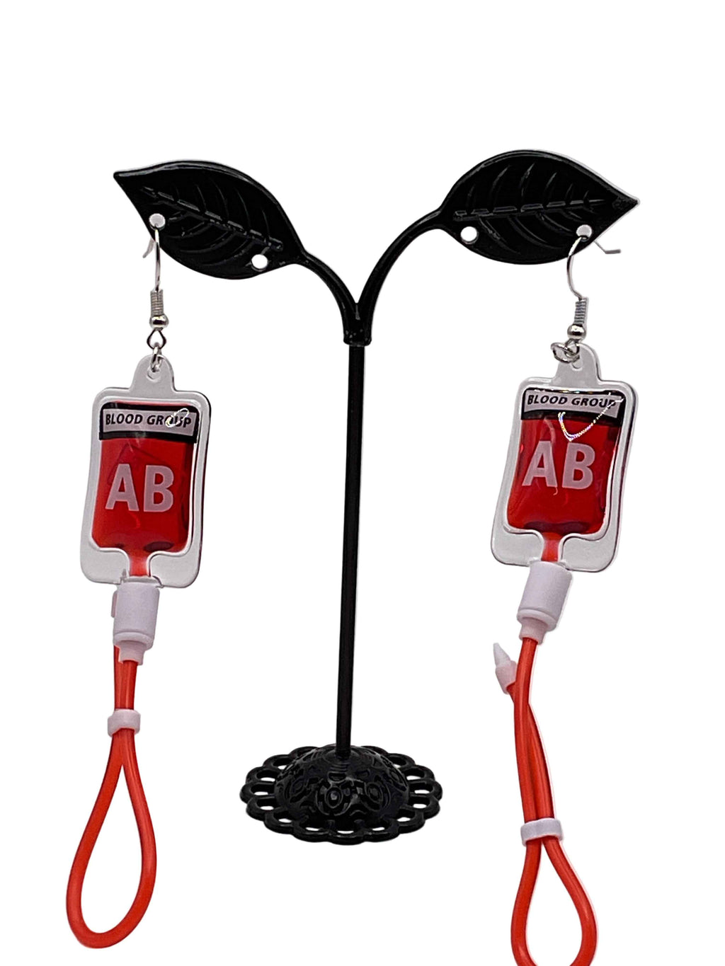 Blood Bag Earrings