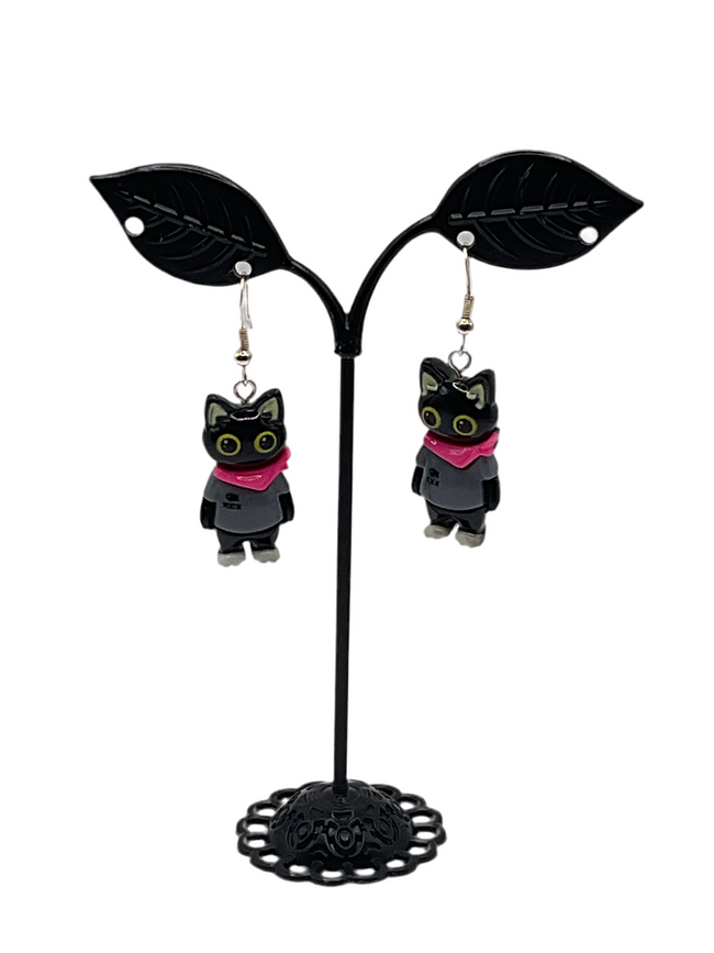 Cat earrings Hover Image