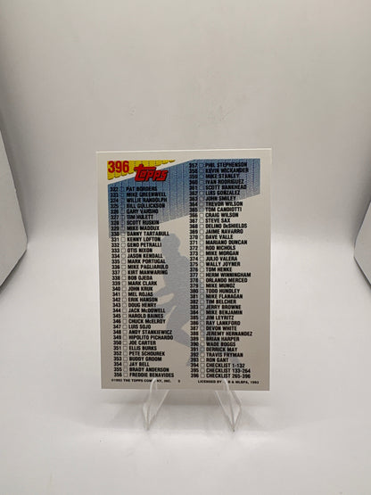 Topps Checklist No. 3