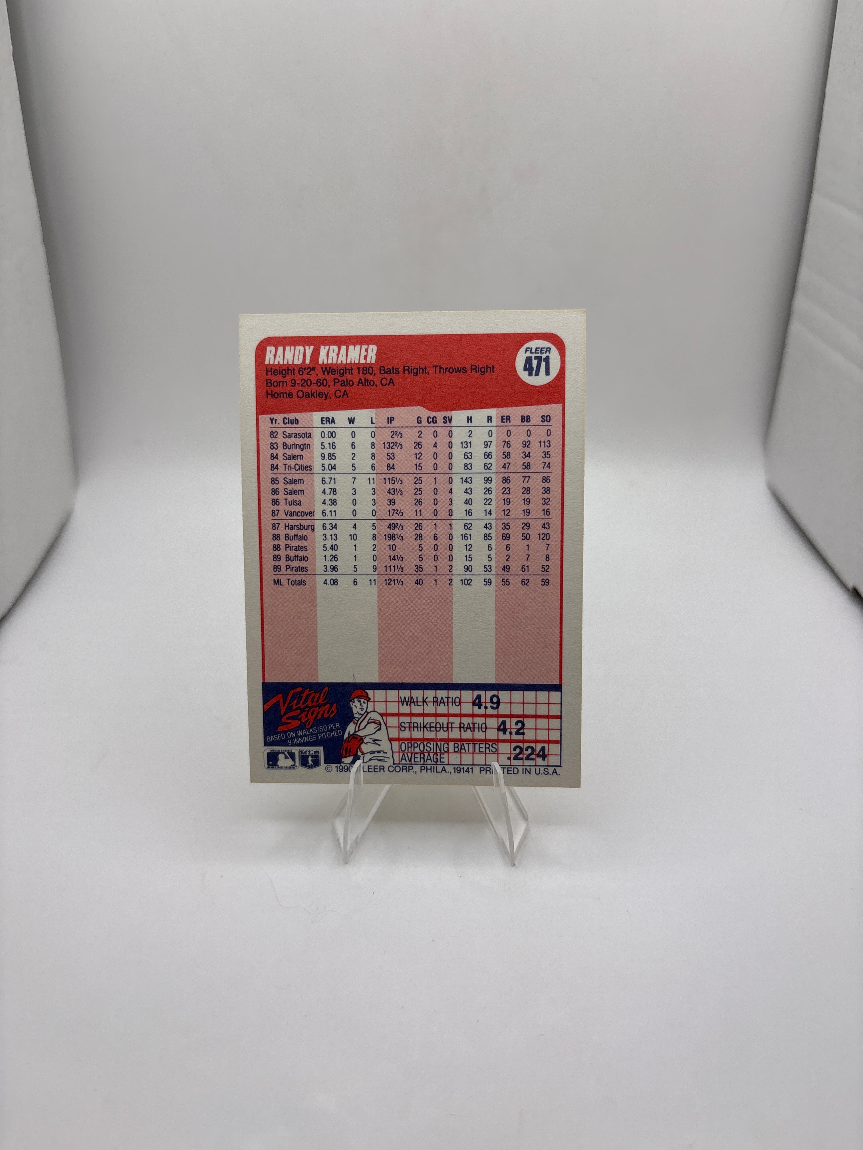 Fleer Randy Kramer