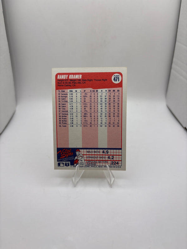 Fleer Randy Kramer