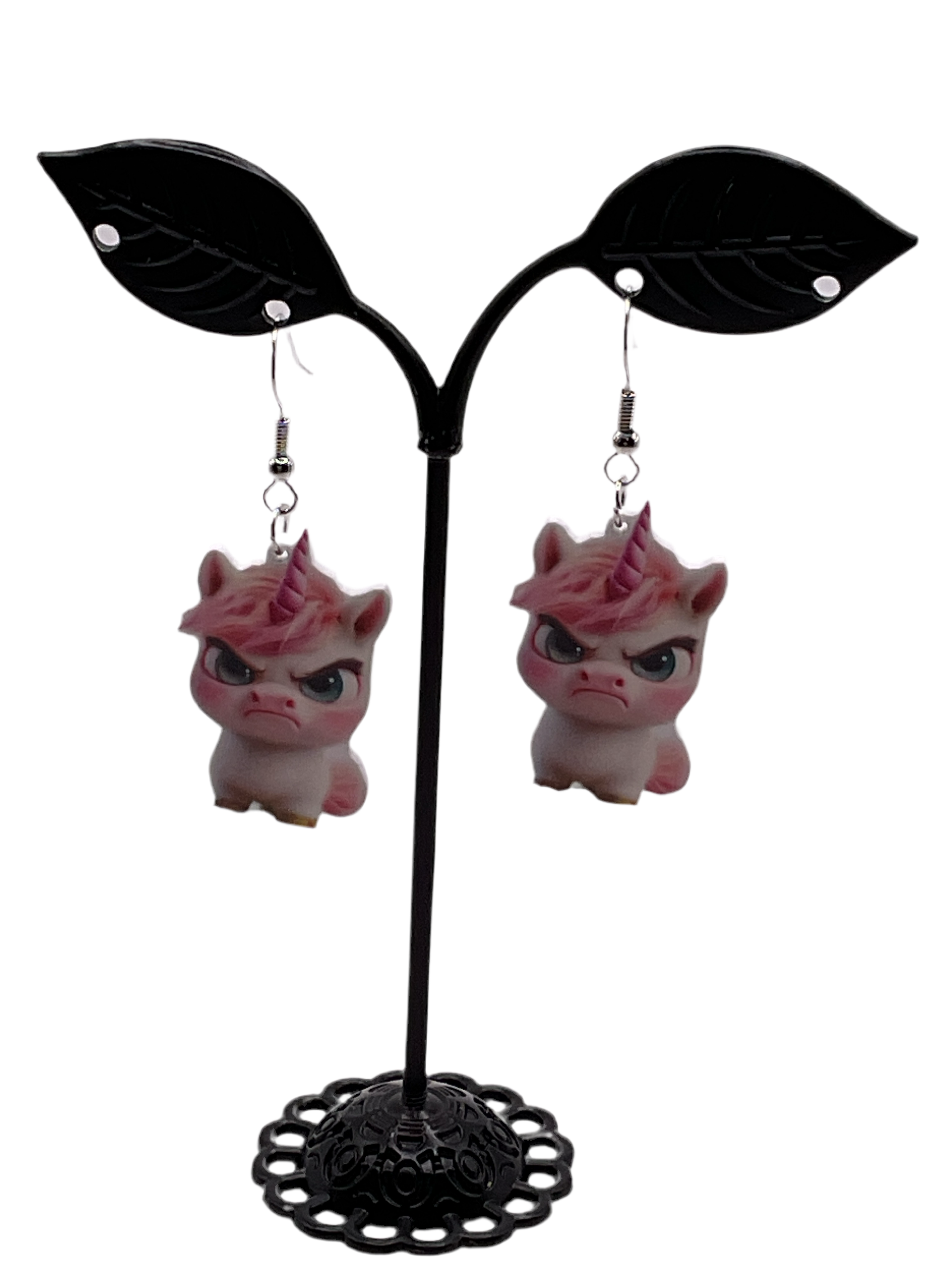 Mad baby unicorn earrings Main image